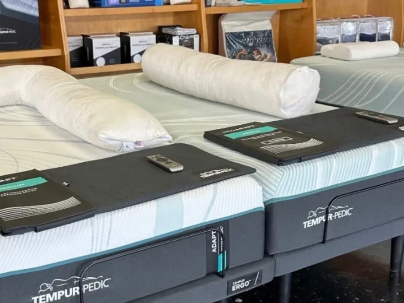 Retail marketing photo of mettresses.