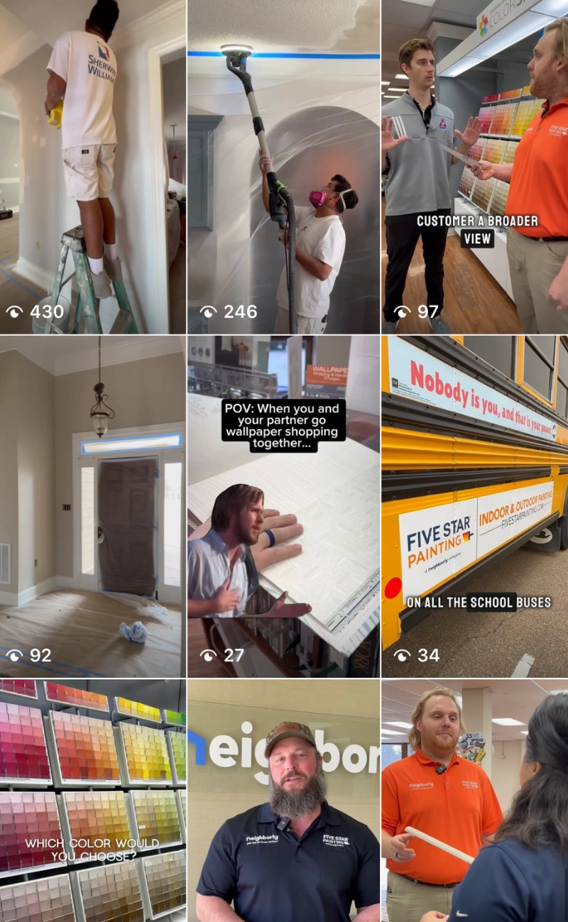 FiveStar Painting Grid.