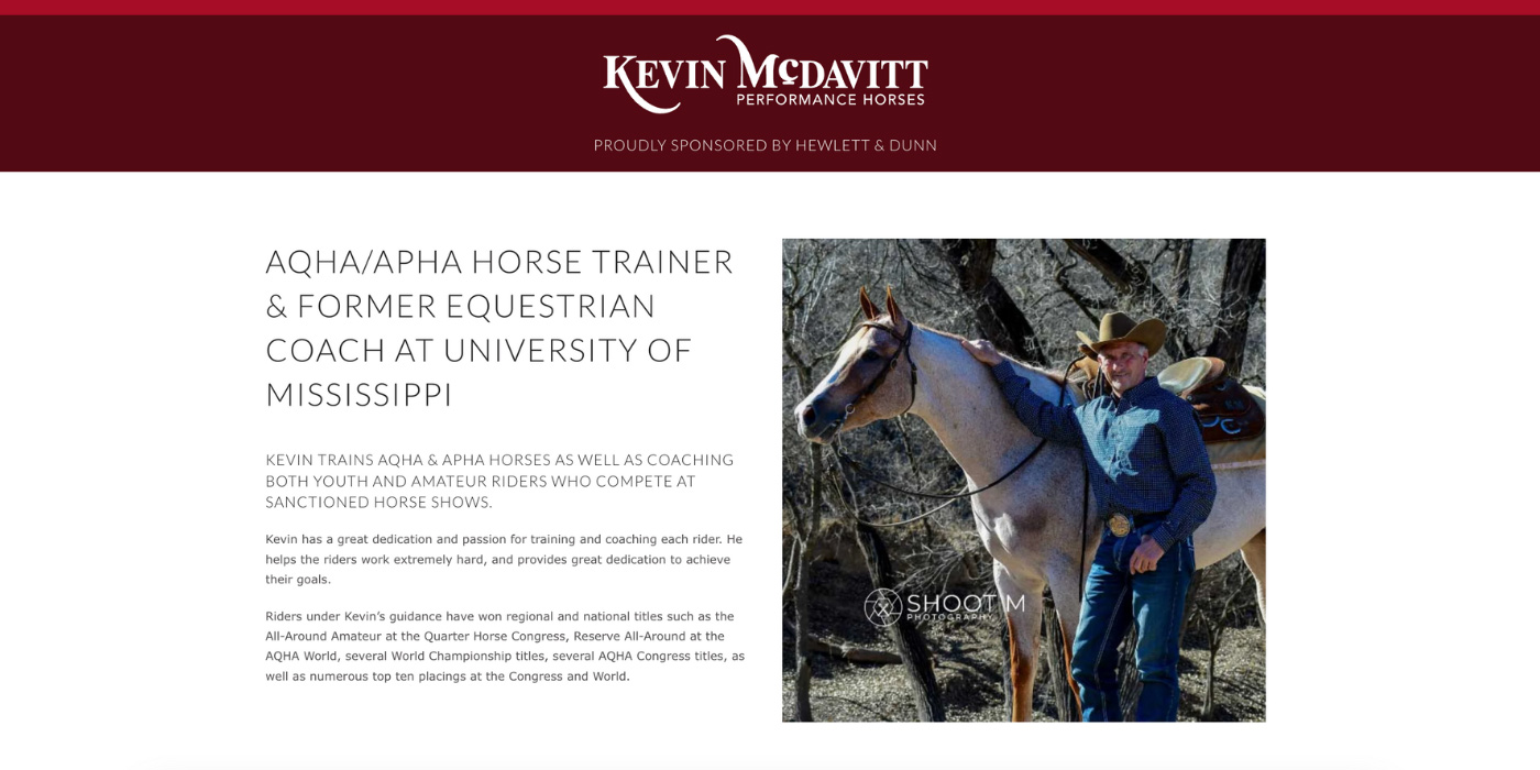 Kevin McDavitt's website.