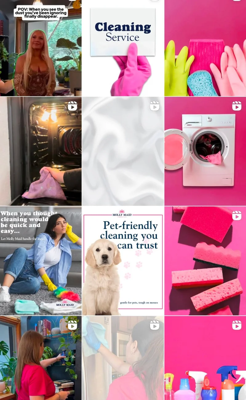 Cleaning Services by Molly Maids.