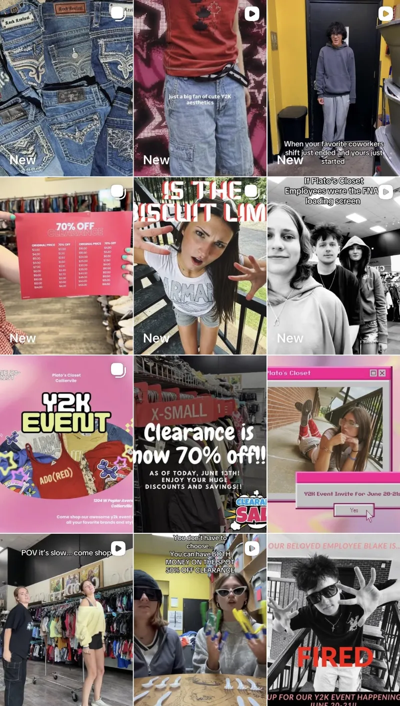 Plato's Closet Social screenshots.